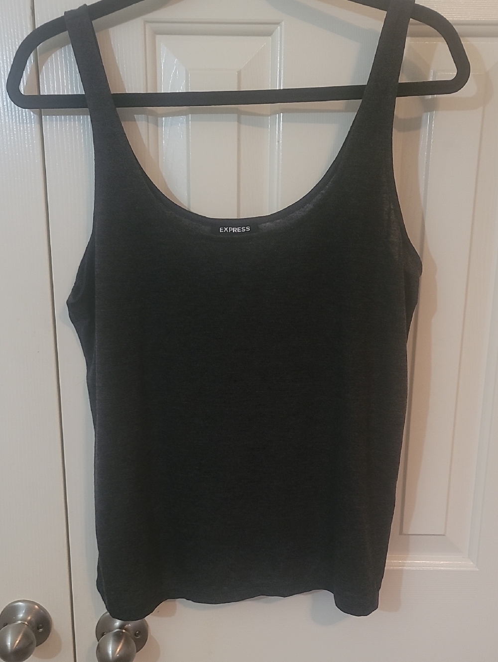 Express Black Scoop Neck Tank Top